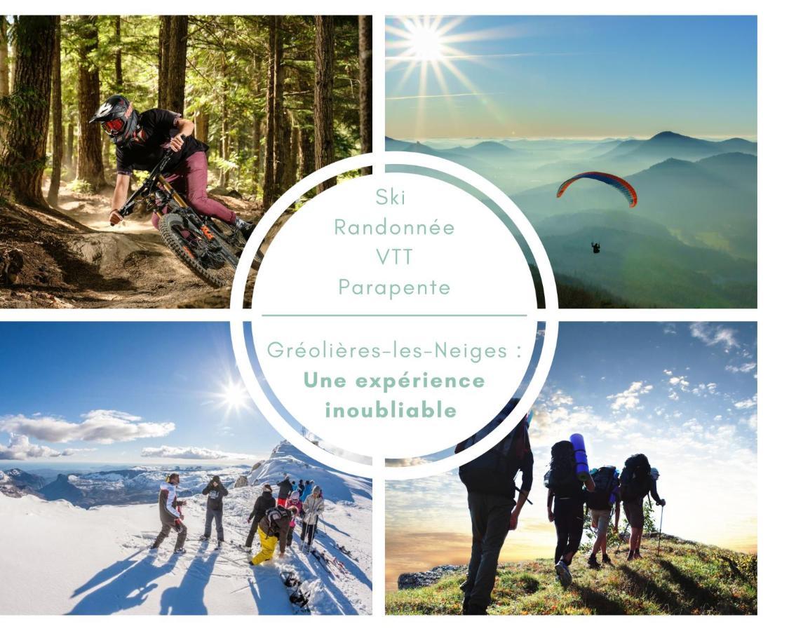 U061 - Grand Studio Renove - Vue Montagne Greolieres Εξωτερικό φωτογραφία